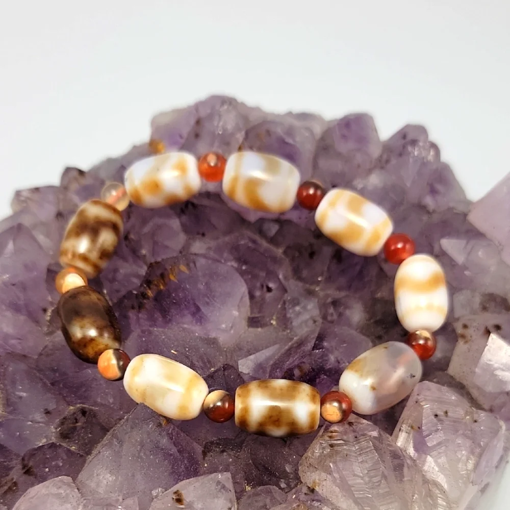 11*16mm Natural Gobi Agate Eyes Agate/stone Madagascar Beads Bracelet